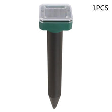 Load image into Gallery viewer, 2/4Pcs Mole Rat Repellent Solar Ultrasonic Repeller Spike Garden Pest Deterrent