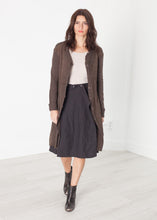 Load image into Gallery viewer, Wrap Snap Skirt in Black