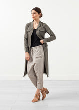 Load image into Gallery viewer, Long Military Jacket