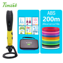 Load image into Gallery viewer, 2019 New 3d pen Portable 3d printer pen USB powered Suit able for abs/pla filament Suitable for outdoor painting with Cortex bag