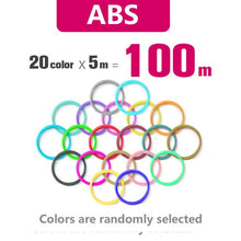 Load image into Gallery viewer, 3d pen printer ABS / PLA filament ,diameter 1.75mm plastic filament abs / pla plastic 20 colors ,Safety No pollution