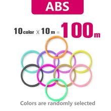 Load image into Gallery viewer, 3d pen printer ABS / PLA filament ,diameter 1.75mm plastic filament abs / pla plastic 20 colors ,Safety No pollution