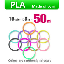 Load image into Gallery viewer, 3d pen printer ABS / PLA filament ,diameter 1.75mm plastic filament abs / pla plastic 20 colors ,Safety No pollution