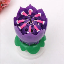 Load image into Gallery viewer, BXLYY Birthday Party Music Candle Double-layer Rotating DIY Birthday Party Decor Kids Party Decor Happy Birthday Baby Shower.7z