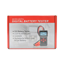 Load image into Gallery viewer, Lancol Mciro200Pro For 12V Battery Tester Diagnostics ToolsCar Automotive Battery Tools Auto Factory For Battery Tester Car Tes