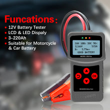 Load image into Gallery viewer, Lancol Mciro200Pro For 12V Battery Tester Diagnostics ToolsCar Automotive Battery Tools Auto Factory For Battery Tester Car Tes
