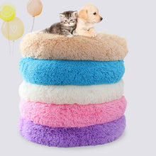 Load image into Gallery viewer, Round Dog Bed Washable Pet Cat Bed Dog Breathable Lounger Sofa for Small Medium Dogs Super Soft Plush Pads Products for Dogs