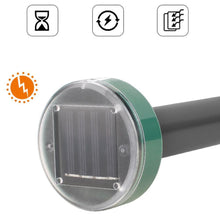 Load image into Gallery viewer, 2/4Pcs Mole Rat Repellent Solar Ultrasonic Repeller Spike Garden Pest Deterrent
