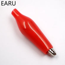 Load image into Gallery viewer, 20pcs28MM Metal Alligator Clip G98 Crocodile Electrical Clamp Testing Probe Meter Black Red with Plastic Boot Car Auto Battery
