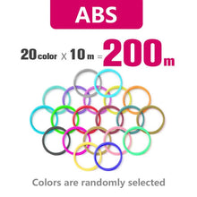 Load image into Gallery viewer, 3d pen printer ABS / PLA filament ,diameter 1.75mm plastic filament abs / pla plastic 20 colors ,Safety No pollution
