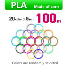 Load image into Gallery viewer, 3d pen printer ABS / PLA filament ,diameter 1.75mm plastic filament abs / pla plastic 20 colors ,Safety No pollution
