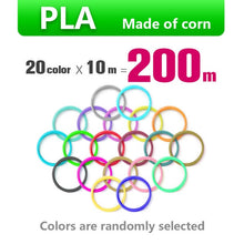 Load image into Gallery viewer, 3d pen printer ABS / PLA filament ,diameter 1.75mm plastic filament abs / pla plastic 20 colors ,Safety No pollution

