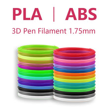 Load image into Gallery viewer, 3d pen printer ABS / PLA filament ,diameter 1.75mm plastic filament abs / pla plastic 20 colors ,Safety No pollution

