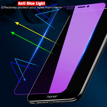 Load image into Gallery viewer, 9H Tempered Glass For Huawei Honor View 20 10 V10 9 V9 8 Lite 7A 7C Pro 7X 9H Explosion-proof Anti Blue Light Screen Protector
