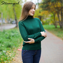 Load image into Gallery viewer, Cashmere Sweater Women Turtleneck Women's Plus Size Knitted Turtleneck Winter Cashmere Sweater For Women Warm Sweaters Female
