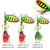 Load image into Gallery viewer, FTK 1pc Spinner Bait 8g/14g/20g Metal Fishing Lure Hard Bait Spoon Lures with Feather Treble Hooks Carp Pike Fishing Tackle
