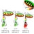 Load image into Gallery viewer, FTK 1pc Spinner Bait 8g/14g/20g Metal Fishing Lure Hard Bait Spoon Lures with Feather Treble Hooks Carp Pike Fishing Tackle
