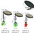 Load image into Gallery viewer, FTK 1pc Spinner Bait 8g/14g/20g Metal Fishing Lure Hard Bait Spoon Lures with Feather Treble Hooks Carp Pike Fishing Tackle
