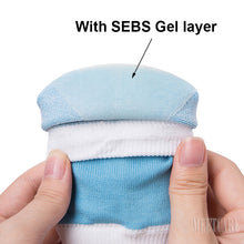 Load image into Gallery viewer, High Quality Silicone Gel Heel Socks to Moisturizing Whitening Foot Skin and Prevent Cracked Heels Soft Nylon Blue Color
