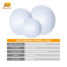 Load image into Gallery viewer, LED Ceiling Light 48W 36W 24W 18W 13W 9W 6W Down Light Surface Mount Panel Lamp 85-265V Modern UFO Lamp For Home Decor Lighting
