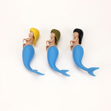 Load image into Gallery viewer, Mermaid Tea Infuser Silicone Tes Bag Reusable Strainer Filter Teapot Infusers Teaspoon Tea Leaf Herbal Tool Dropshipping
