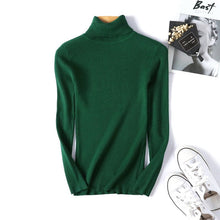 Load image into Gallery viewer, On sale 2019 autumn winter Women Knitted Turtleneck Sweater VEST Soft polo-neck Jumper Fashion Slim Femme Elasticity Pullovers
