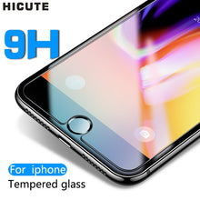 Load image into Gallery viewer, Protective tempered glass for iphone 6 7 5 s se 6 6s 8 plus XS max XR glass iphone 7 8 x screen protector glass on iphone 7 6S 8
