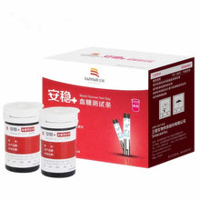 Load image into Gallery viewer, Sinocare Veilig AQ Smart mg/dL mmol/L Bloedglucosemeter Diabetes Glucometer Kit &amp; Teststrips Lancetten pijnloos Bloed Suiker Tes
