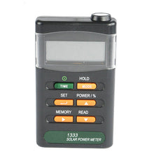 Load image into Gallery viewer, TES-1333 Solar Power Meter Solar Power Meters Digital Radiation Detector Solar Cell Energy Tester
