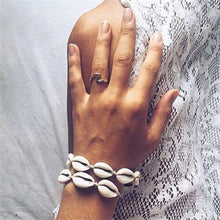 Load image into Gallery viewer, IPARAM Bohemian Shell Map Turtle Bracelet Set 2019 Retro Geometric Statement Female Glamour Fashion Jewelry Jewelry Gift
